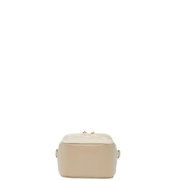 Saint Laurent 80'S Vanity Bag Shoulder Bag Beige Leather - Picture 3 of 10